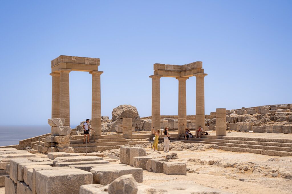 Akropol w Lindos na Rodos
